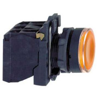 XB5AW3565. Кнопка 22мм до 250В желтая с подсветкой