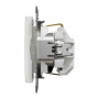 Розетка з заземленням та з захисними шторками Білий Sedna Design Schneider Electric SDD111022