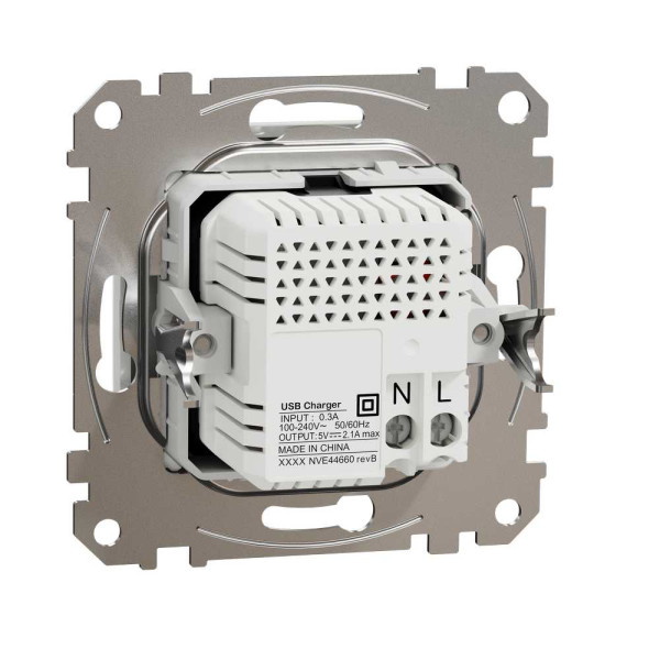 USB розетка тип A+A 2,1A Білий Sedna Design Schneider Electric SDD111401