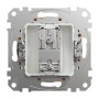Кінцева TV розетка 4 дБ Бежевий Sedna Design Schneider Electric SDD112471