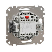 Одноклавішний перемикач Алюміній Sedna Design Schneider Electric SDD113106