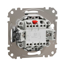 Одноклавішний перемикач Алюміній Sedna Design Schneider Electric SDD113106