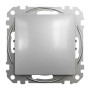 Одноклавішний перемикач Алюміній Sedna Design Schneider Electric SDD113106