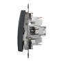 Одноклавішний перемикач Чорний Sedna Design Schneider Electric SDD114106