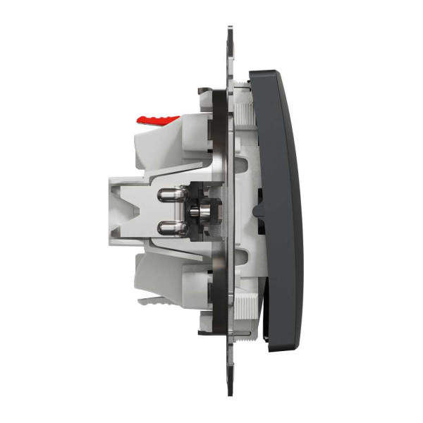 Одноклавішний перемикач Чорний Sedna Design Schneider Electric SDD114106