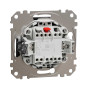Одноклавішний перемикач Чорний Sedna Design Schneider Electric SDD114106