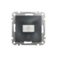Датчик руху із вимикачем 10 A Чорний Sedna Design Schneider Electric SDD114504