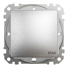 Одноклавішний перемикач IP44 Матовий алюмінійSedna Design Schneider Electric SDD270106
