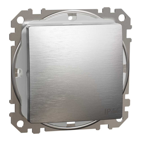 Одноклавішний перемикач IP44 Матовий алюмінійSedna Design Schneider Electric SDD270106