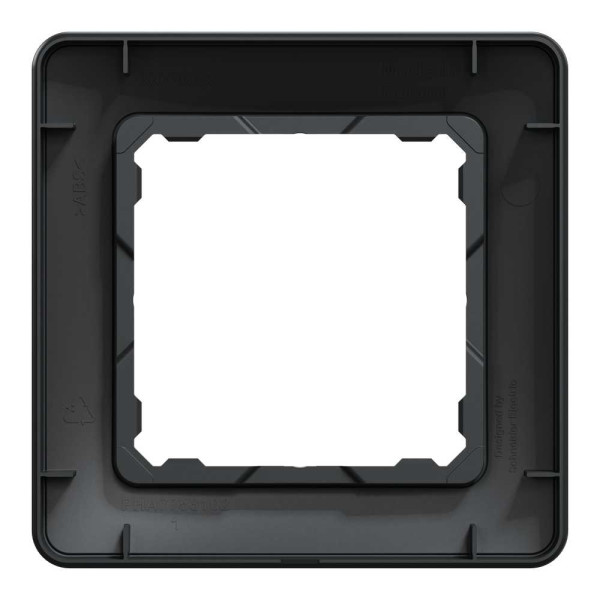 Рамка 1-постова Чорний Sedna Design Schneider Electric SDD314801