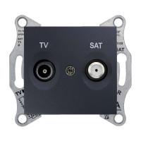 TV/SAT РОЗЕТКА ПРОХІДНА ГРАФІТ, SDN3401970