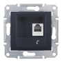 ТЕЛЕФОННА РОЗЕТКА RJ11 SEDNA ГРАФІТ, SDN4101170