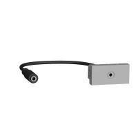 Розетка Minijack 1 модуль алюміній, NU343330
