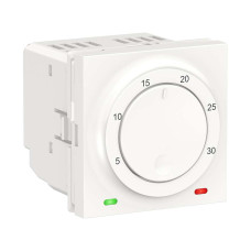 Термостат кімнатний, вбудованний датчик 8А білий, NU350118