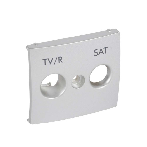 770186. Накладка TV-FM-SaT алюм