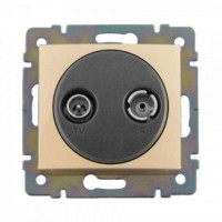 774334. Розетка Tv/Fm Прох. 14db Сл.К