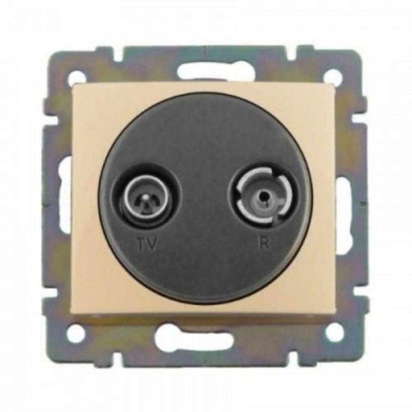 774334. Розетка Tv/Fm Прох. 14db Сл.К