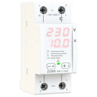 Однофазний побутовий вольтамперметр VA-1 red